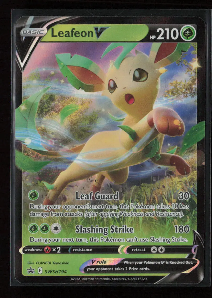 Leafeon V - Promo Swsh: Sword & Shield Promo Cards Swsh194 Nm 1