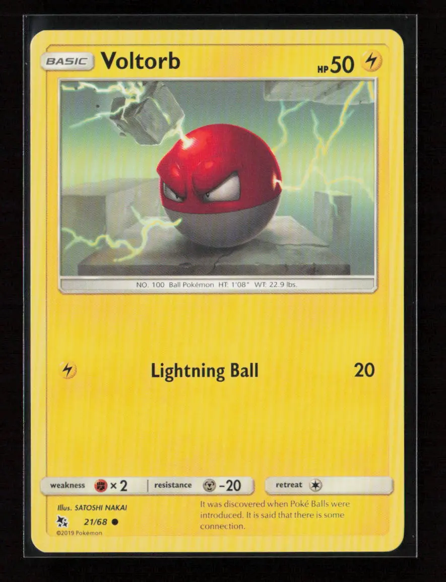 Voltorb Common Hidden Fates 21/68 Nm 1