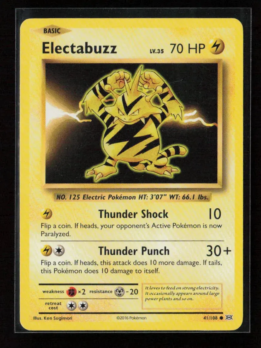 Electabuzz Common Xy - Evolutions 41/108 Lp 1