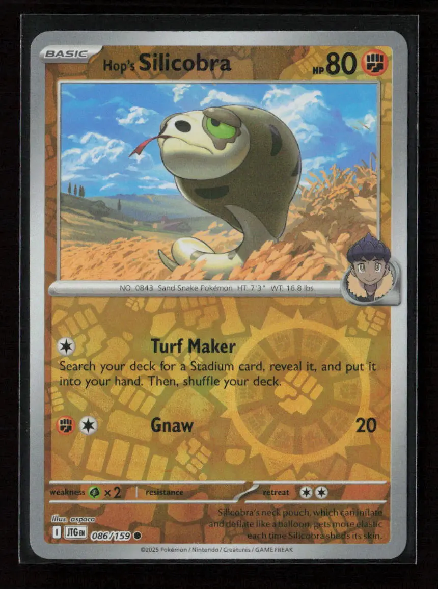 Hop's Silicobra Common Sv09: Journey Together 086/159 Nm 1