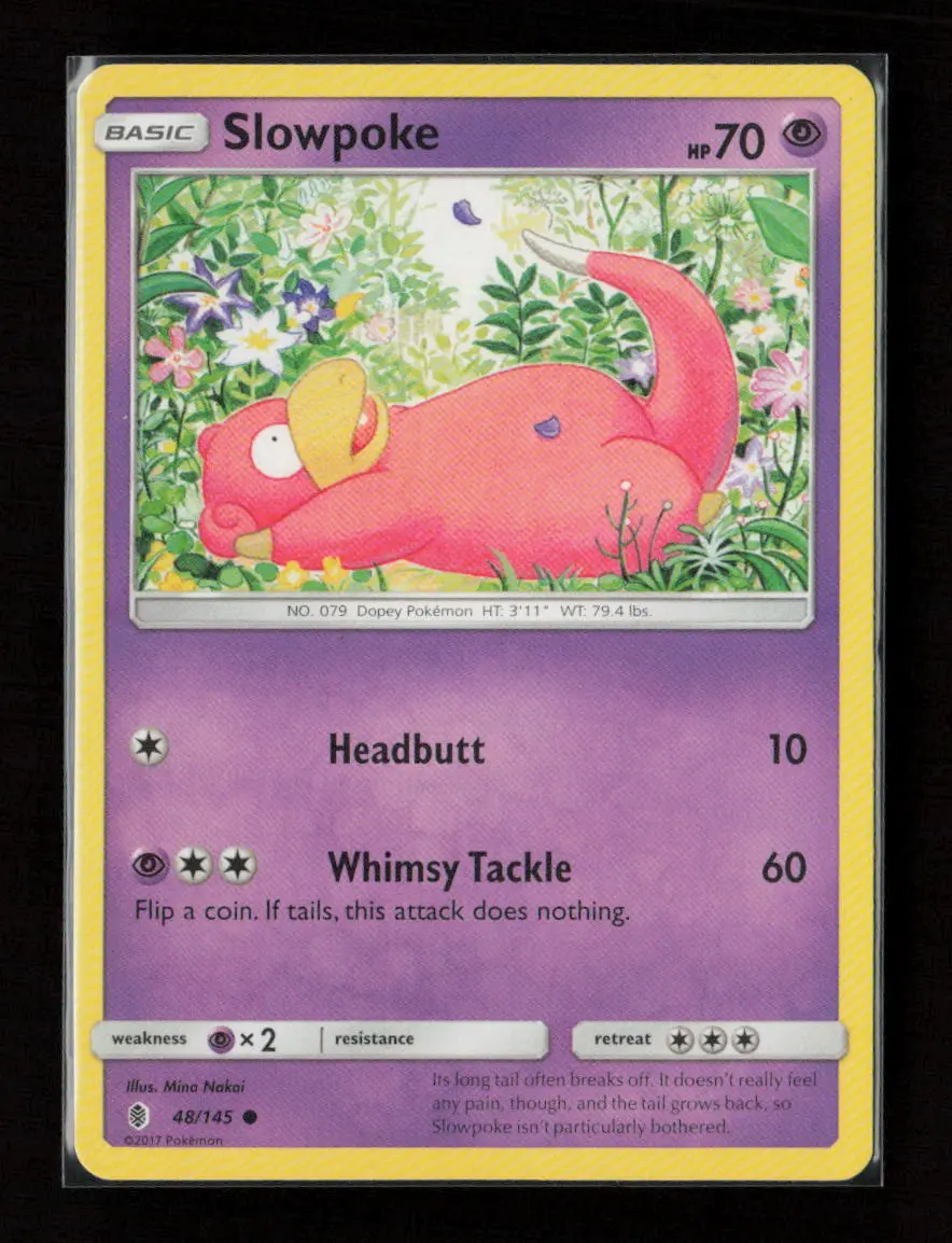 Slowpoke Common Sm - Guardians Rising 48/145 Lp 1