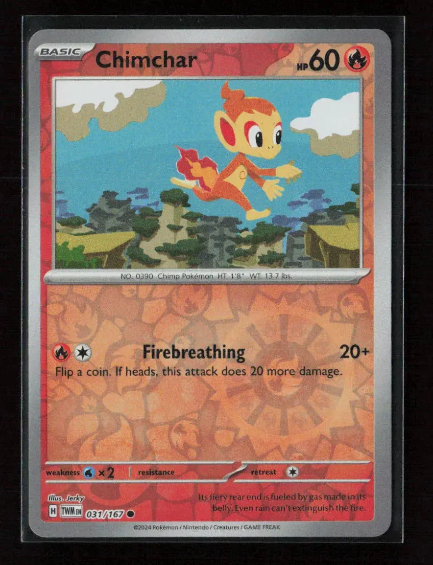 Chimchar Common Sv06: Twilight Masquerade 031/167 Nm 1