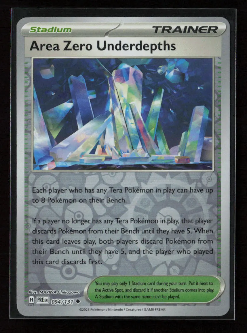 Area Zero Underdepths Uncommon Sv: Prismatic Evolutions 094/131 Nm 1