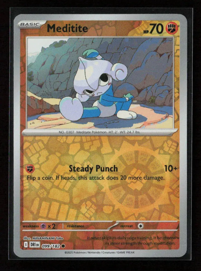 Meditite Common Sv10: Destined Rivals 099/182 Nm 1