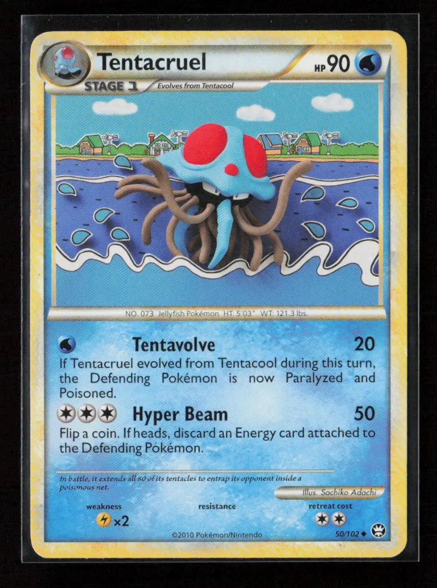 Tentacruel Uncommon Triumphant 50/102 Lp 1