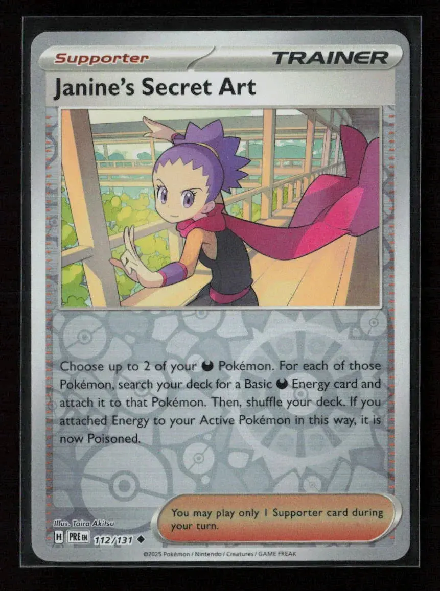 Janine's Secret Art - Uncommon Sv: Prismatic Evolutions 112/131 Nm 1