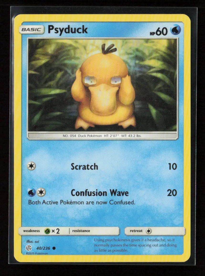 Psyduck Common Sm - Cosmic Eclipse 40/236 Lp 1