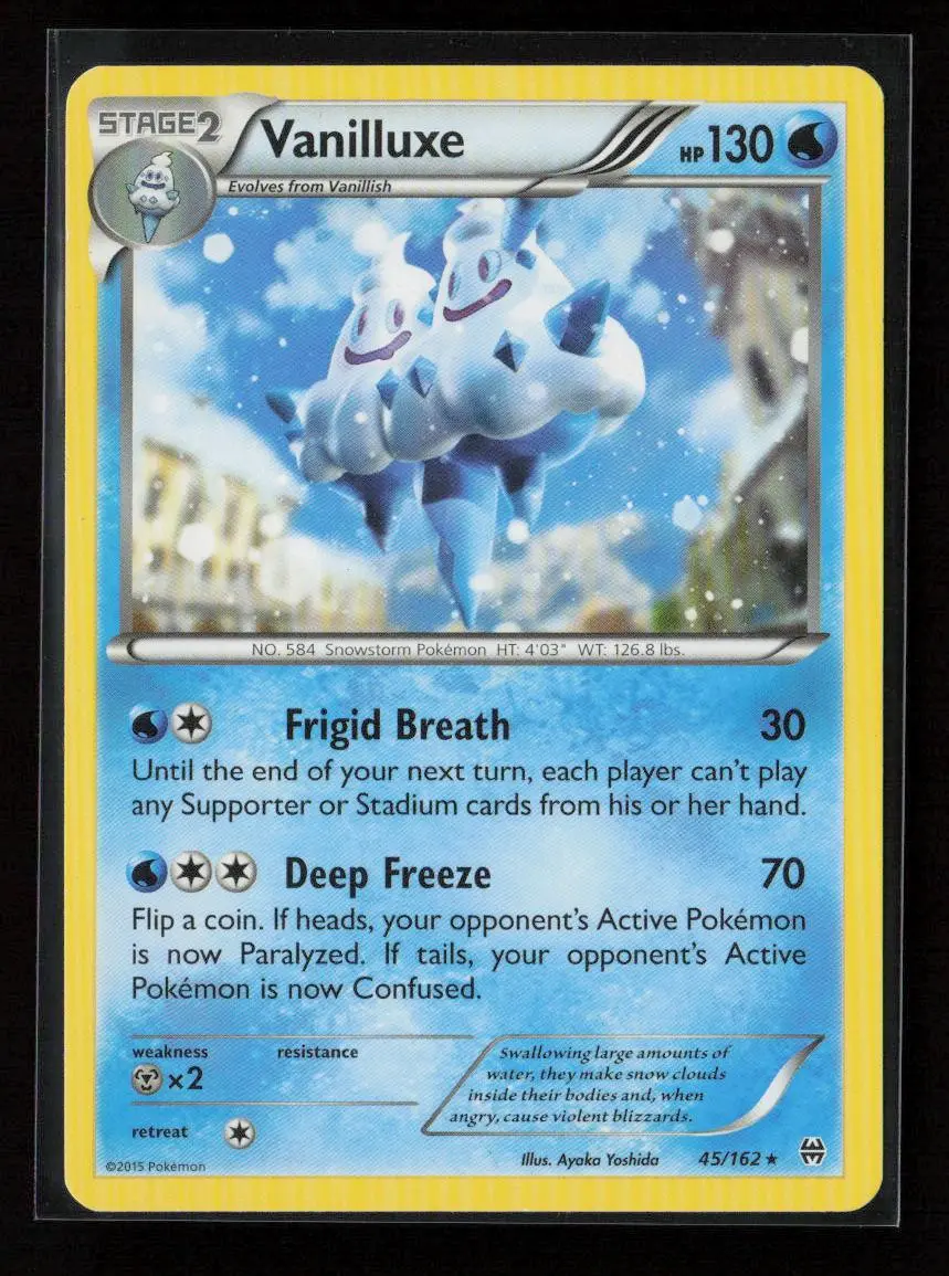 Vanilluxe Rare Xy - Breakthrough 45/162 Nm 1