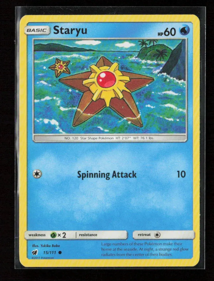 Staryu Common Sm - Crimson Invasion 15/111 Lp 1