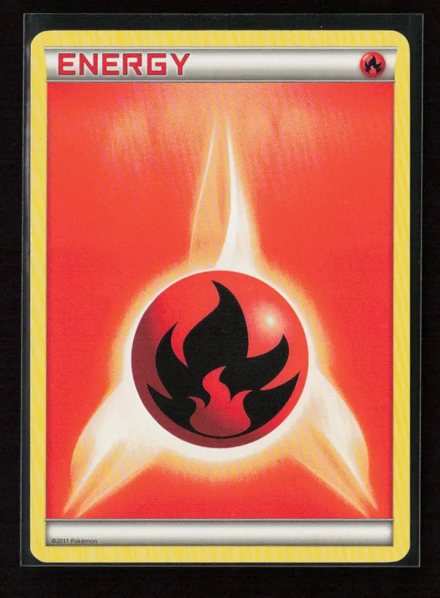 Fire Energy (2011 Unnumbered) Promo League & Championship Cards Lp 1