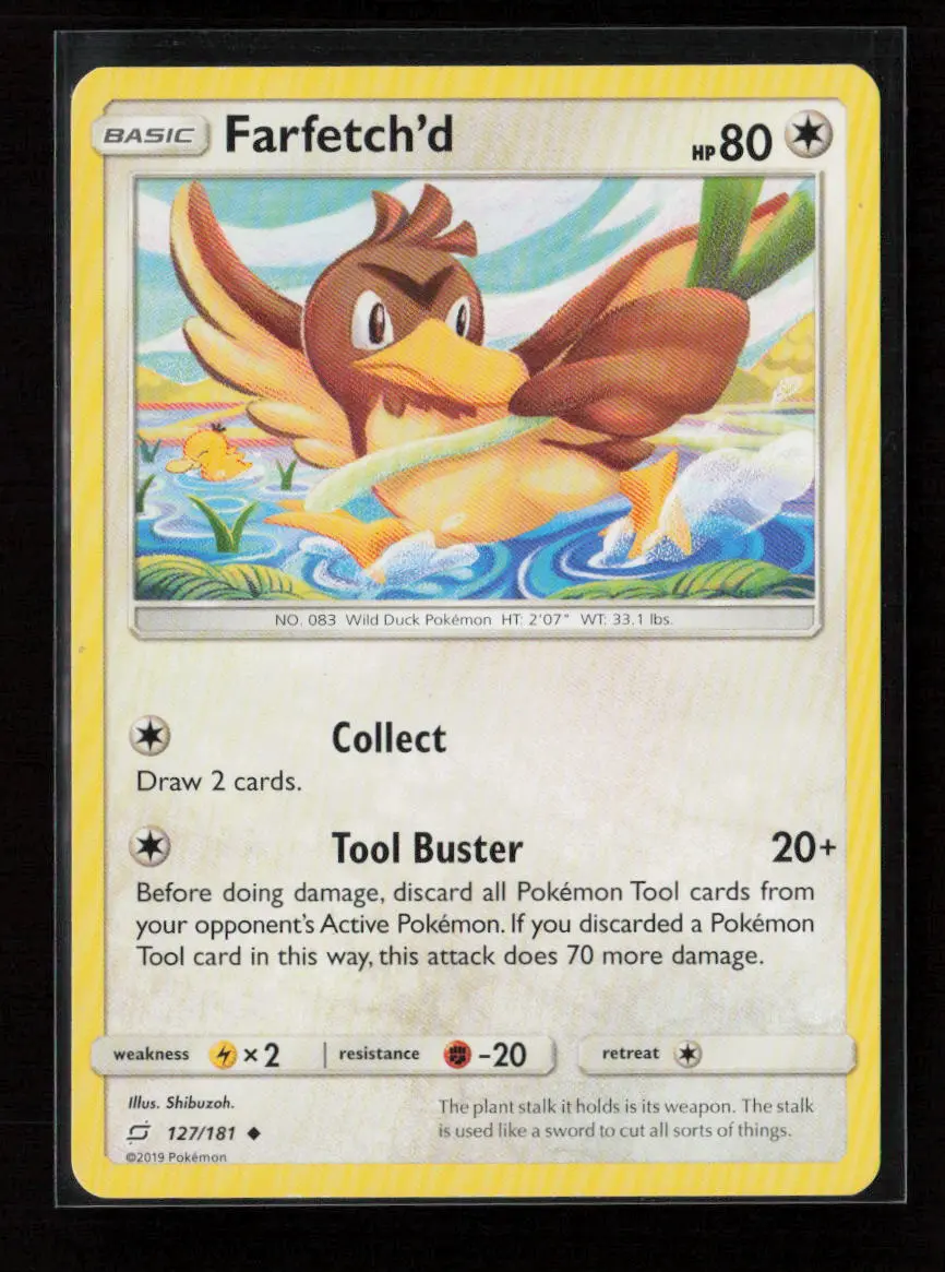 Farfetch'd Uncommon Sm - Team Up 127/181 Lp 1