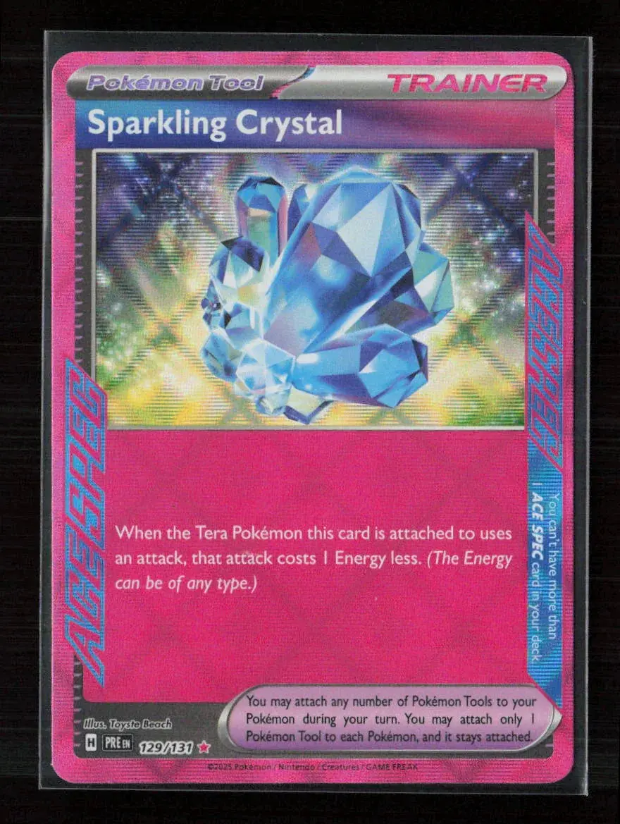 Sparkling Crystal Ace Spec Rare Sv: Prismatic Evolutions 129/131 Nm 1