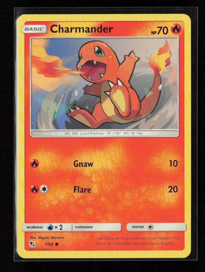 Charmander Common Hidden Fates 7/68 Nm 1