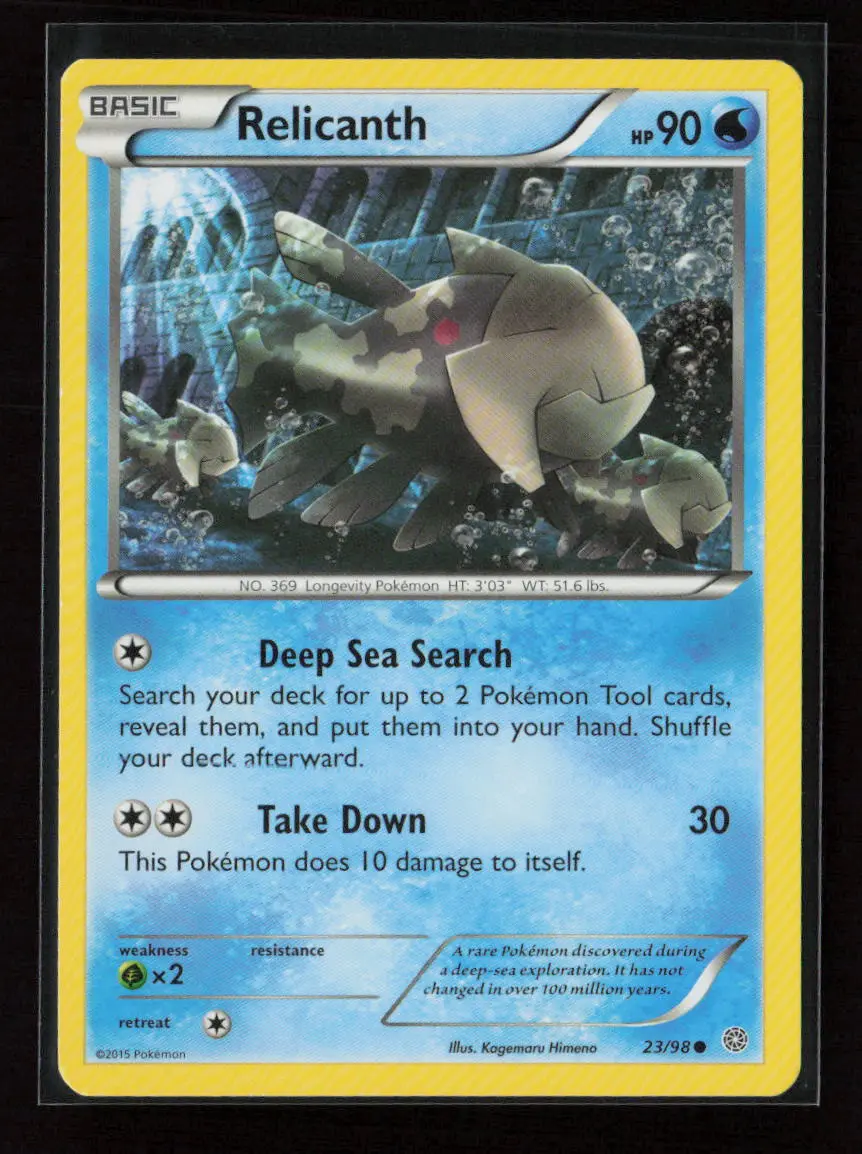 Relicanth Common Xy - Ancient Origins 23/98 Lp 1