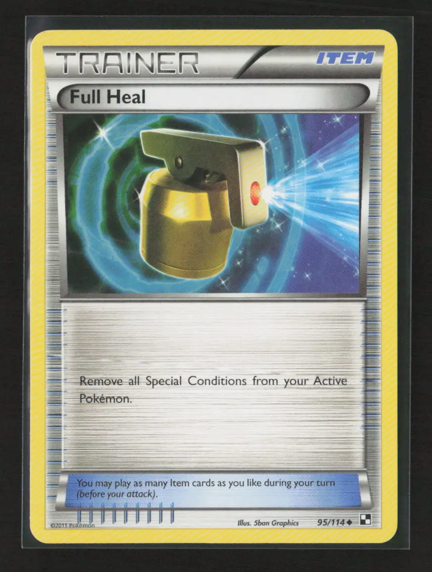 Full Heal Uncommon Black And White 95/114 Nm 1
