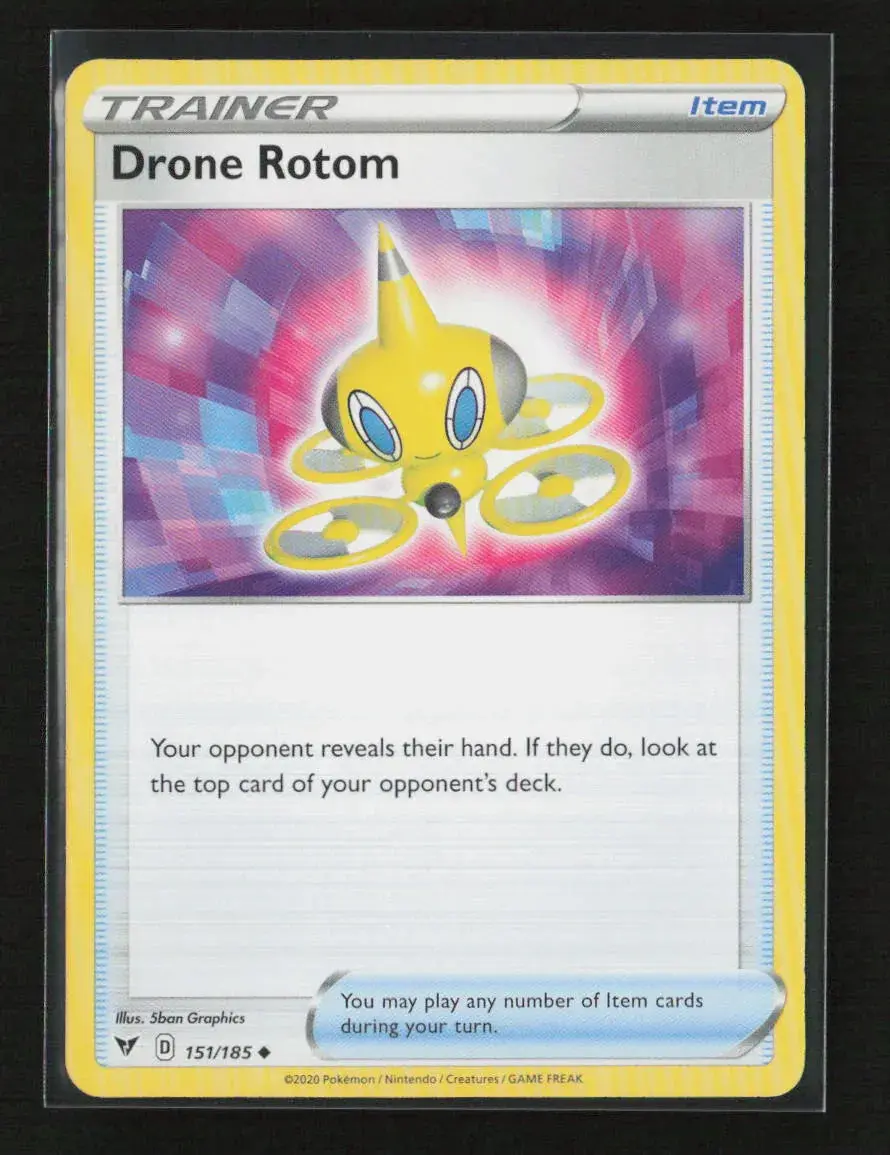 Drone Rotom Uncommon Swsh04: Vivid Voltage 151/185 Nm 1