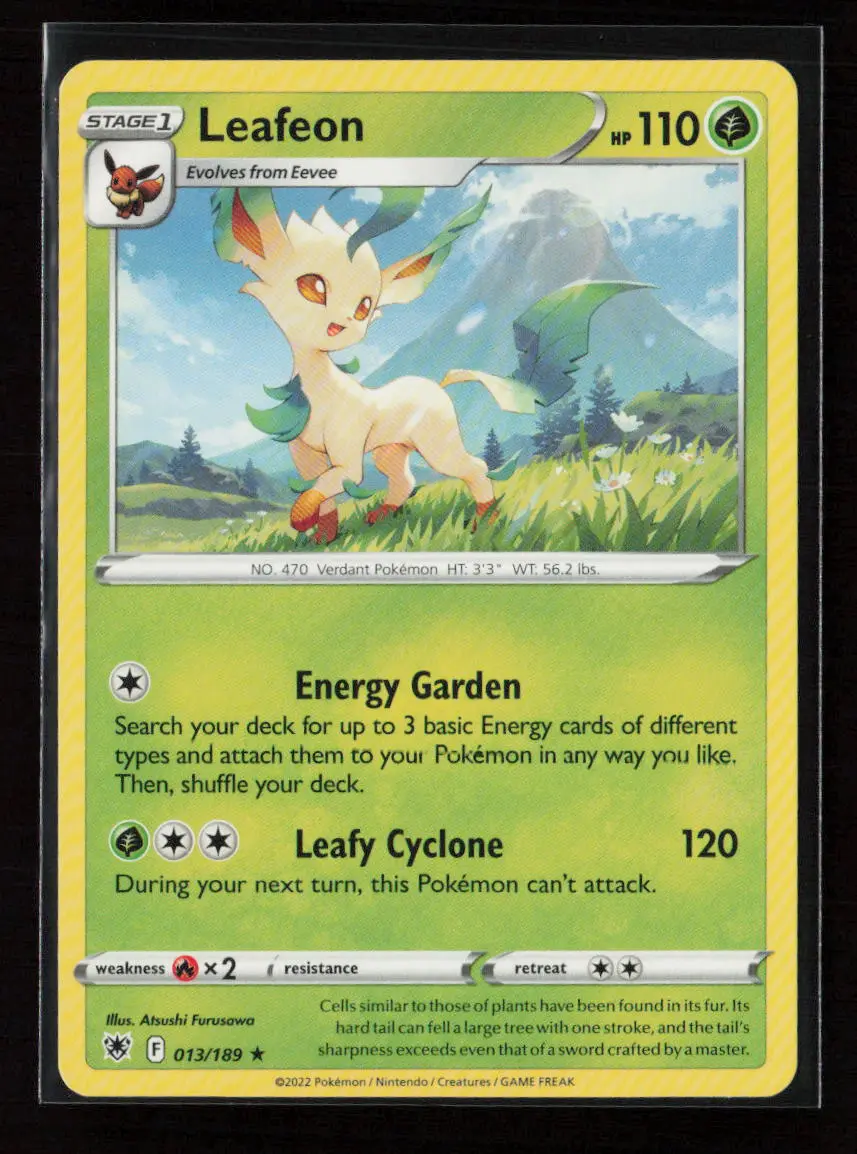 Leafeon Rare Swsh10: Astral Radiance 013/189 Lp 1