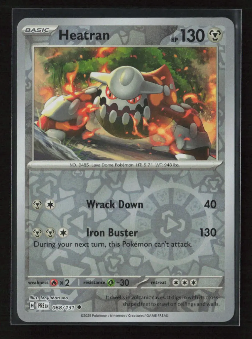 Heatran Uncommon Sv: Prismatic Evolutions 068/131 Nm 1