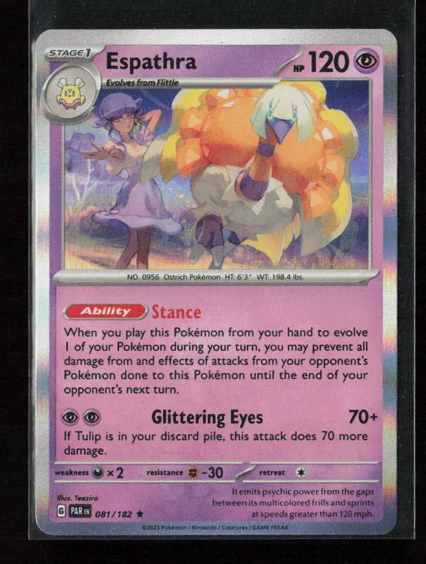 Espathra Rare Sv04: Paradox Rift 081/182 Nm 1
