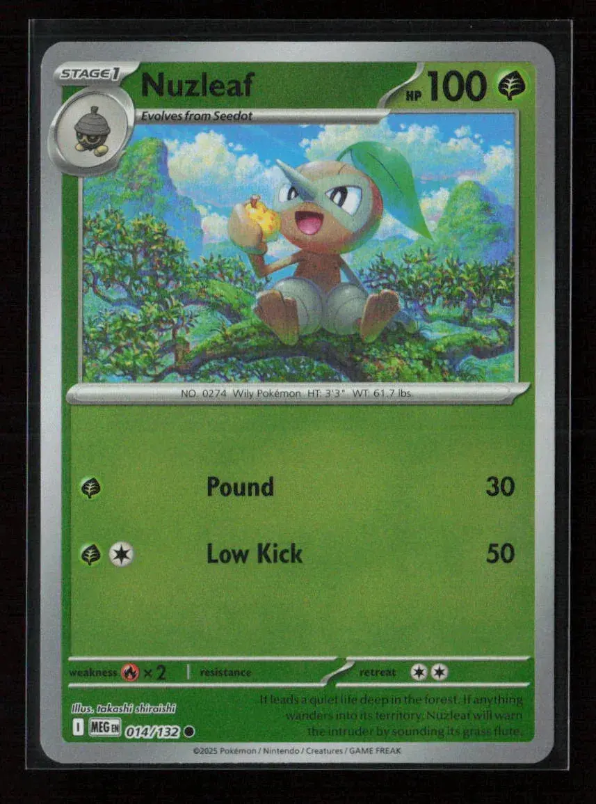 Nuzleaf Common Me01: Mega Evolution 014/132 Nm 1