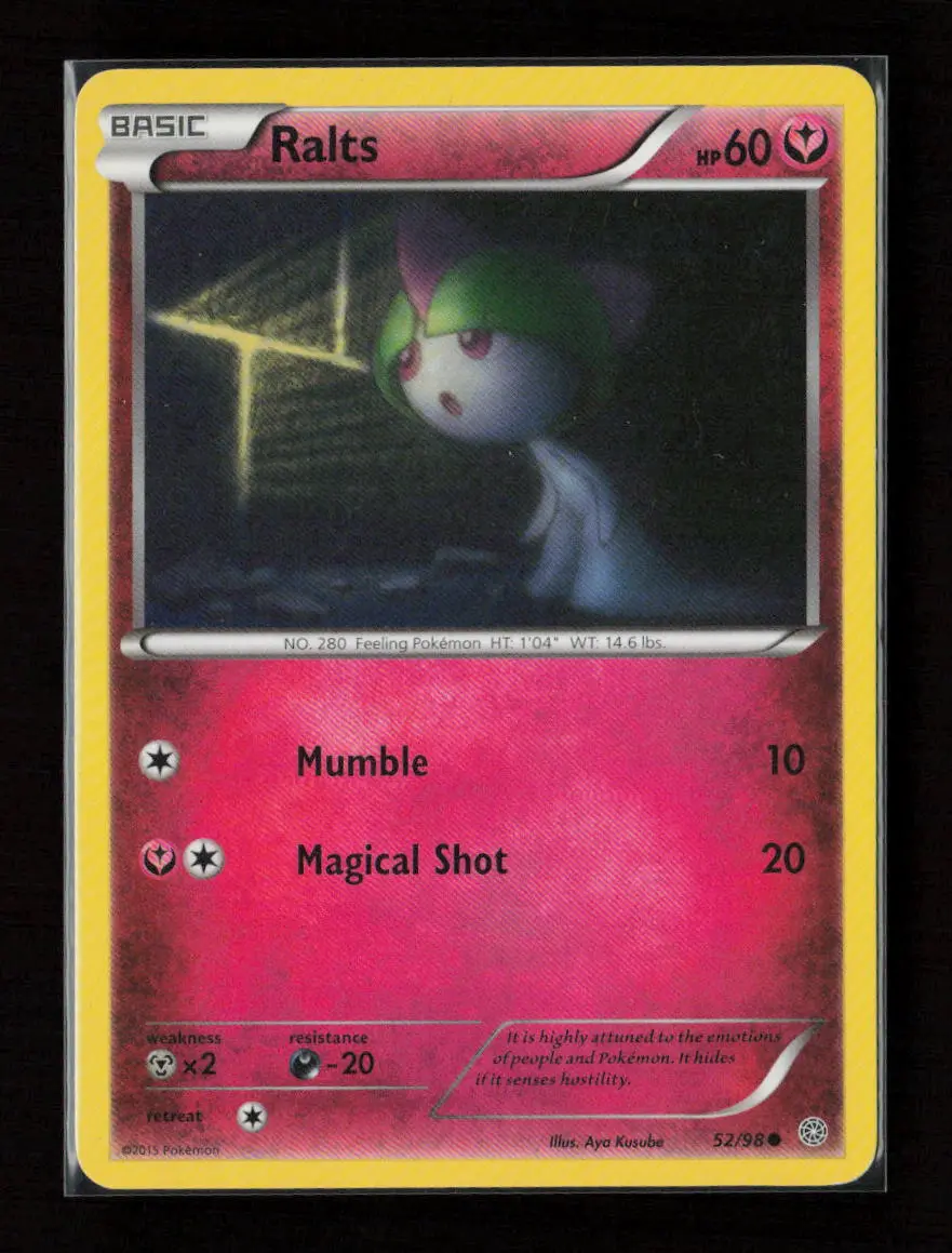 Ralts Common Xy - Ancient Origins 52/98 Lp 1