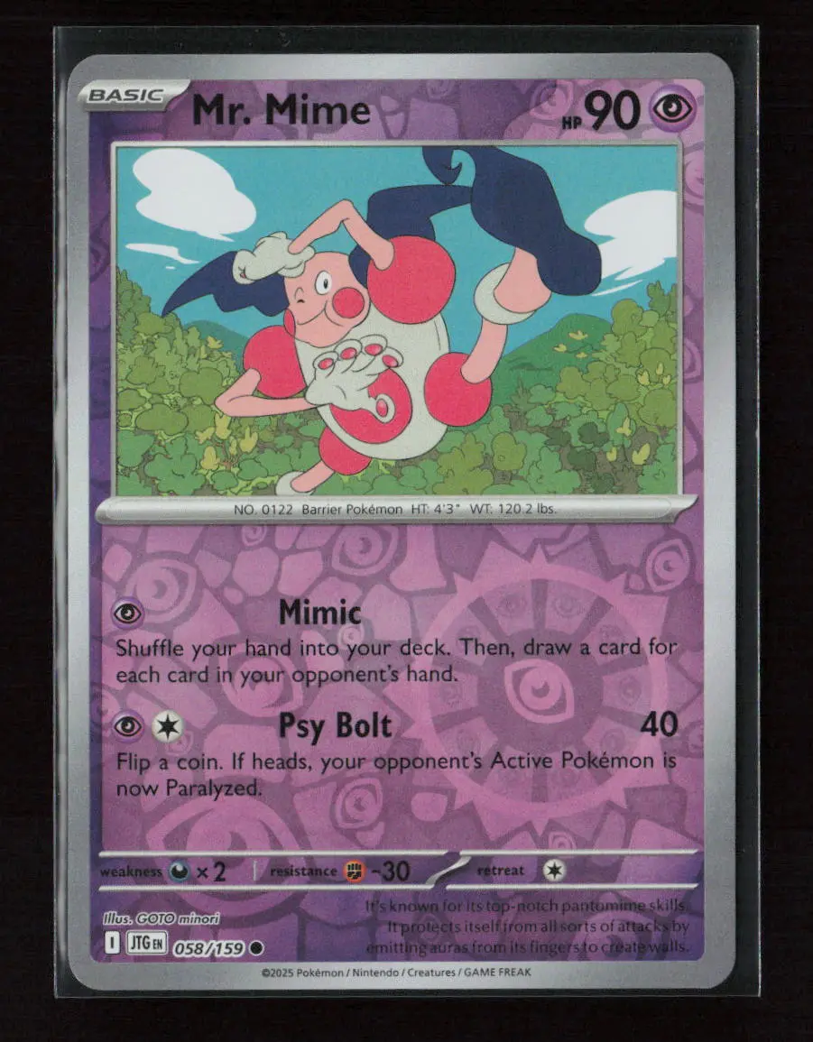 Mr. Mime Common Sv09: Journey Together 058/159 Nm 1
