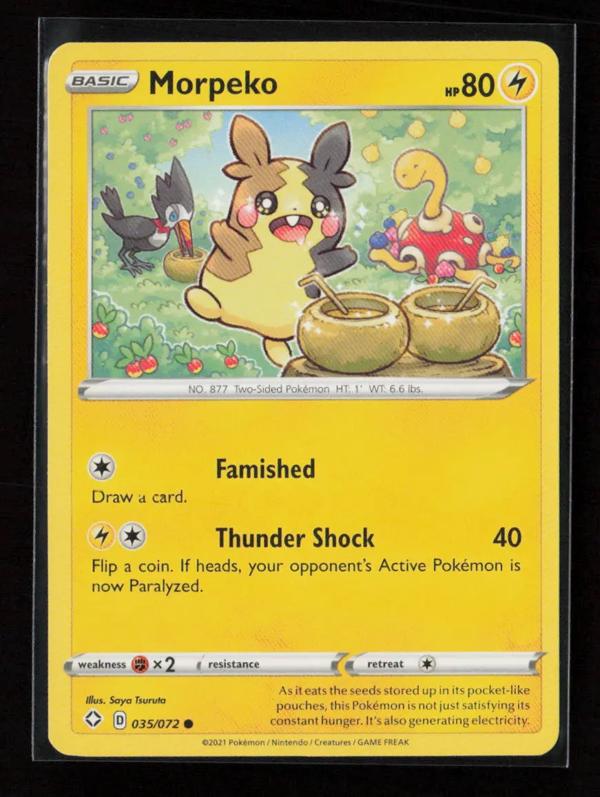 Morpeko (035) Common Shining Fates 035/072 Lp 1