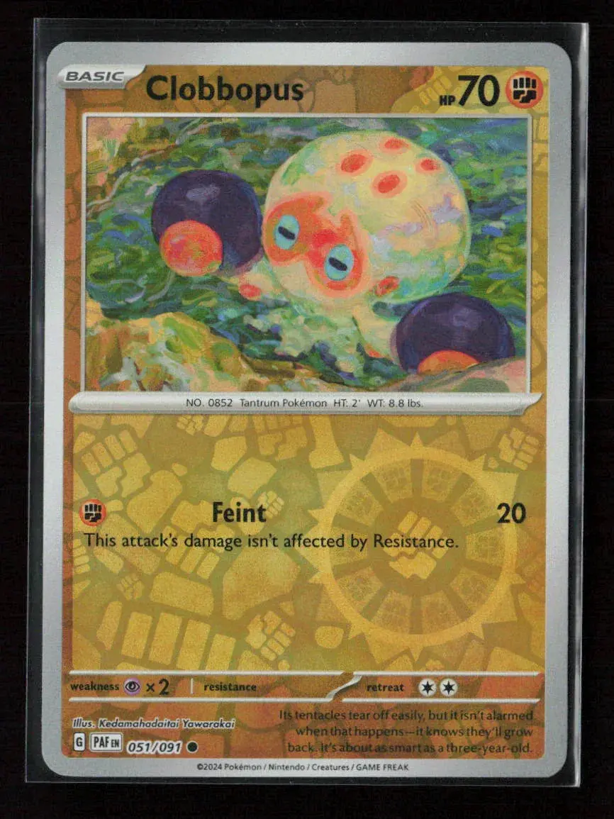Clobbopus Common Sv: Paldean Fates 051/091 Nm 1