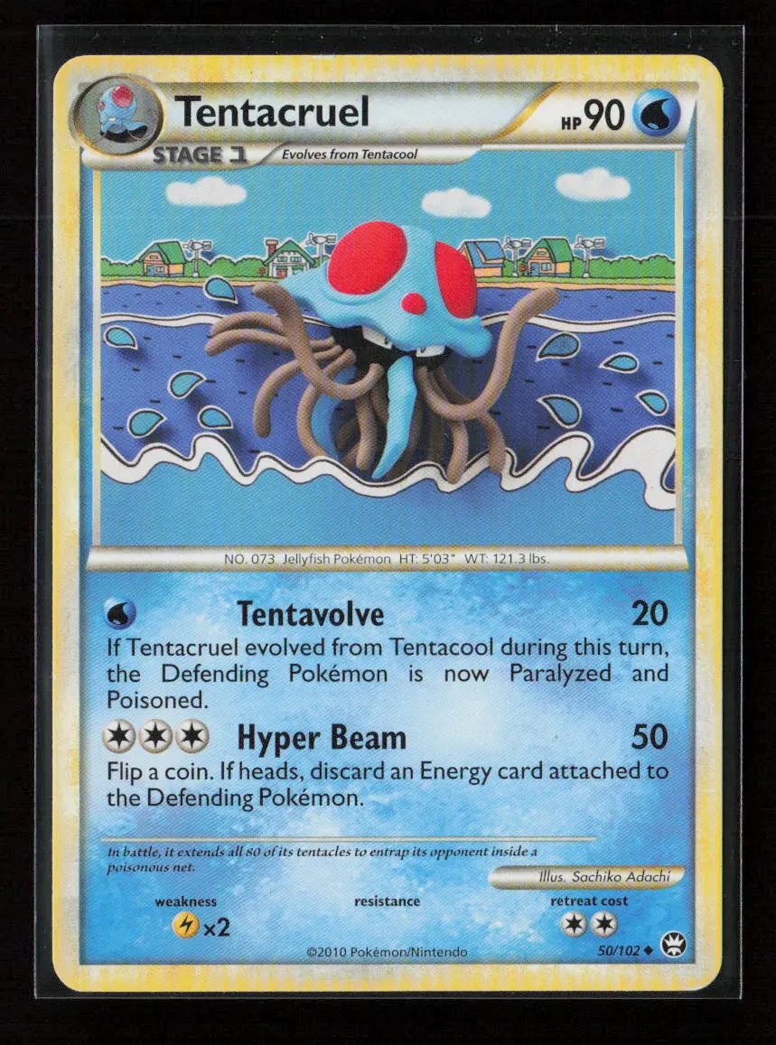 Tentacruel Uncommon Triumphant 50/102 Mp 1