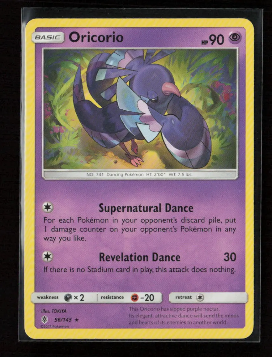 Oricorio (56) Rare Sm - Guardians Rising 56/145 Lp 1