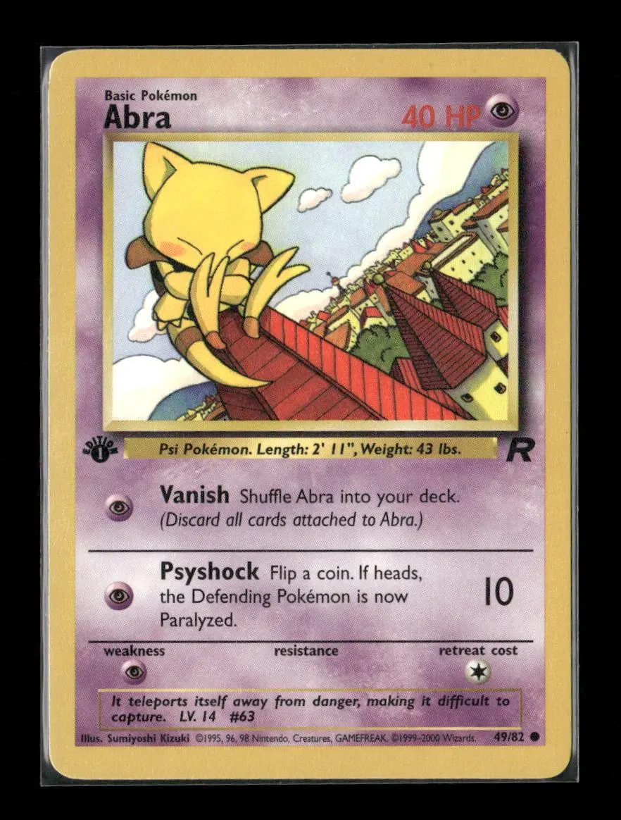 Abra Common Team Rocket 49/82 Lp 1