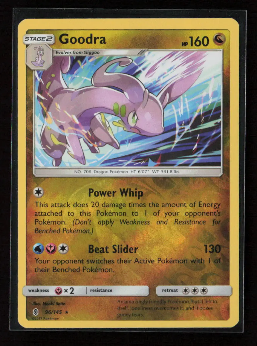 Goodra Holo Rare Sm - Guardians Rising 96/145 Lp 1