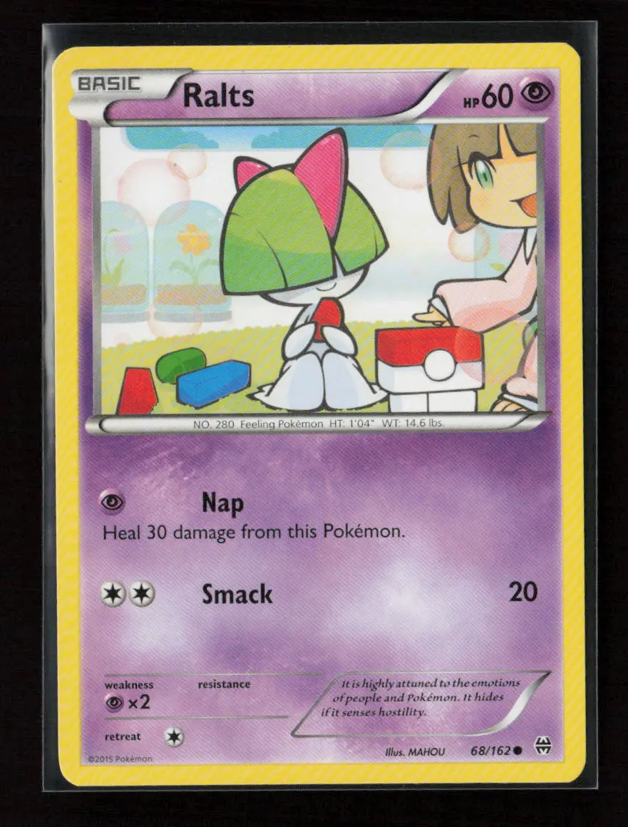 Ralts (68) Common Xy - Breakthrough 68/162 Lp 1