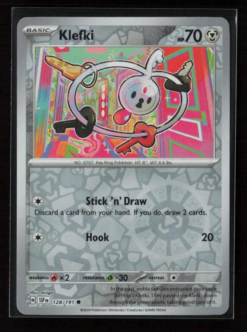Klefki Common Sv08: Surging Sparks 128/191 Nm 1
