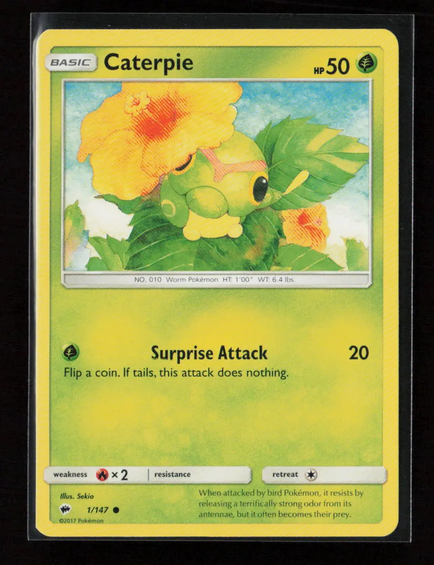 Caterpie - 1/12 Promo Mcdonald's Promos 2019 001/012 Lp 1