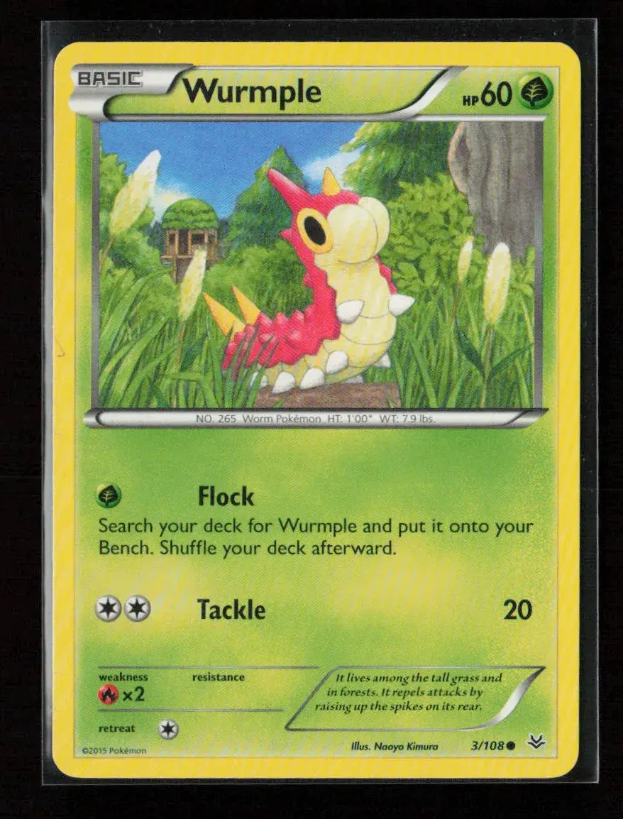 Wurmple Common Xy - Roaring Skies 3/108 Lp 1