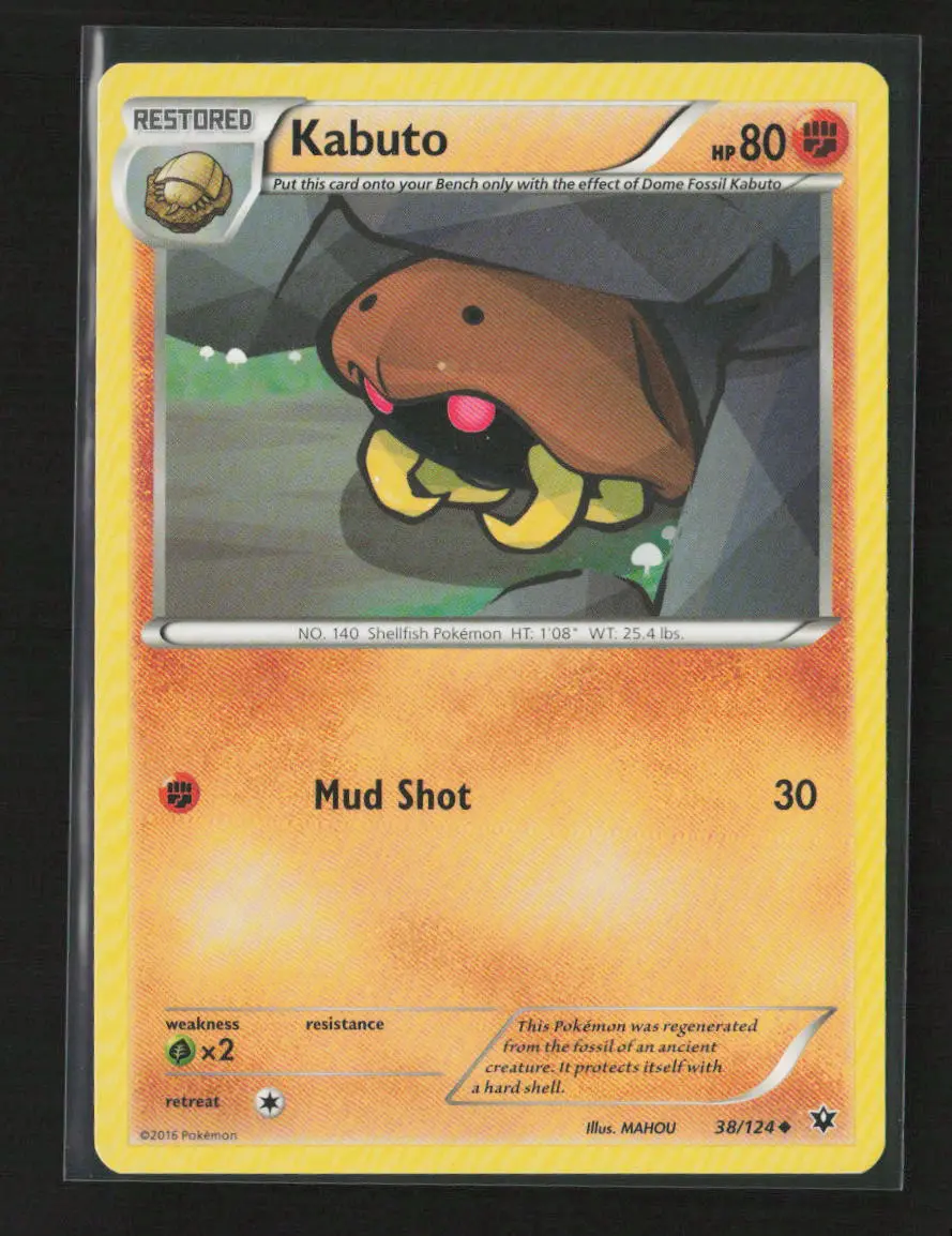 Kabuto Uncommon Xy - Fates Collide 38/124 Lp 1