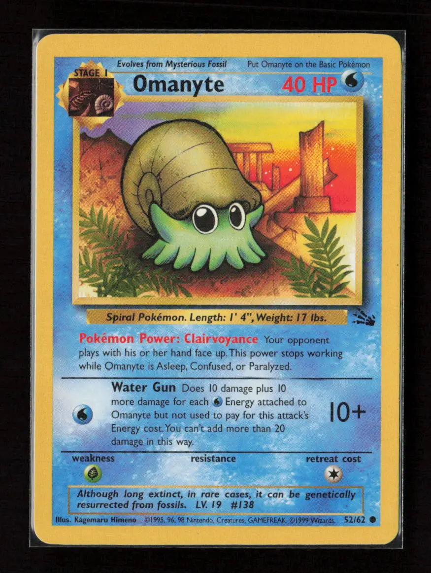 Omanyte Common Fossil 52/62 Lp 1