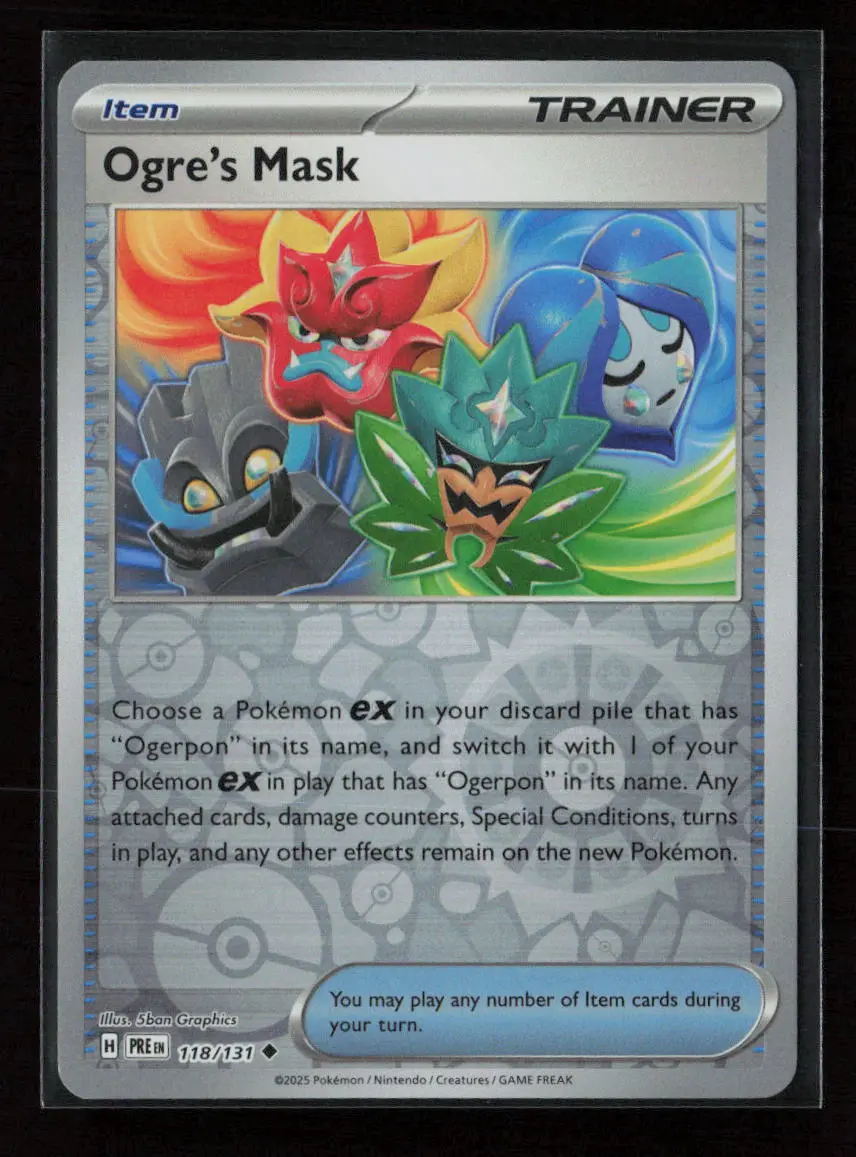Ogre's Mask Uncommon Sv: Prismatic Evolutions 118/131 Nm 1