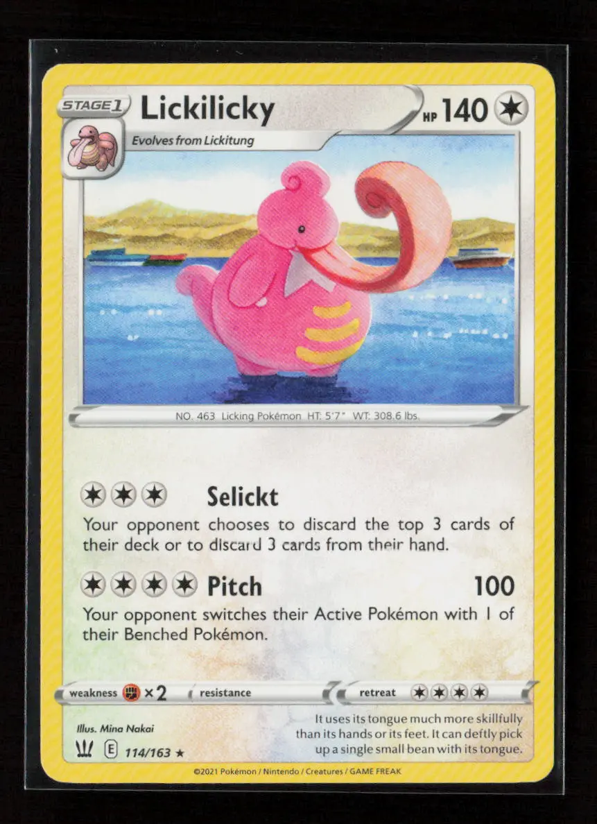 Lickilicky Rare Swsh05: Battle Styles 114/163 Lp 1
