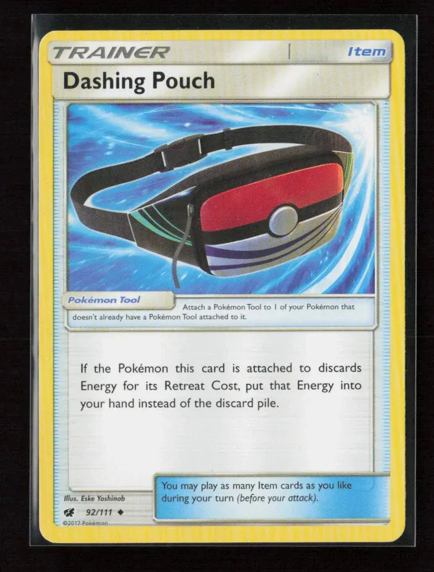 Dashing Pouch Uncommon Sm - Crimson Invasion 92/111 Lp 1