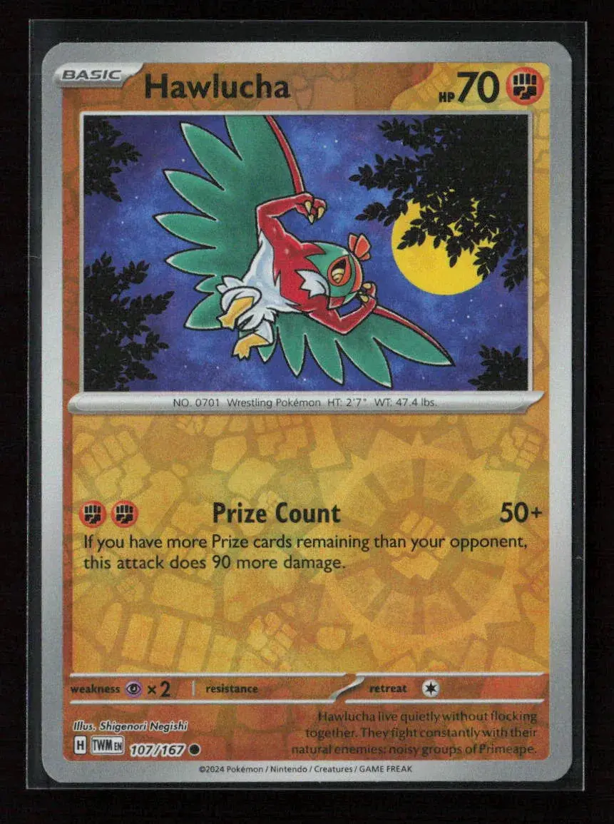 Hawlucha Common Sv06: Twilight Masquerade 107/167 Nm 1