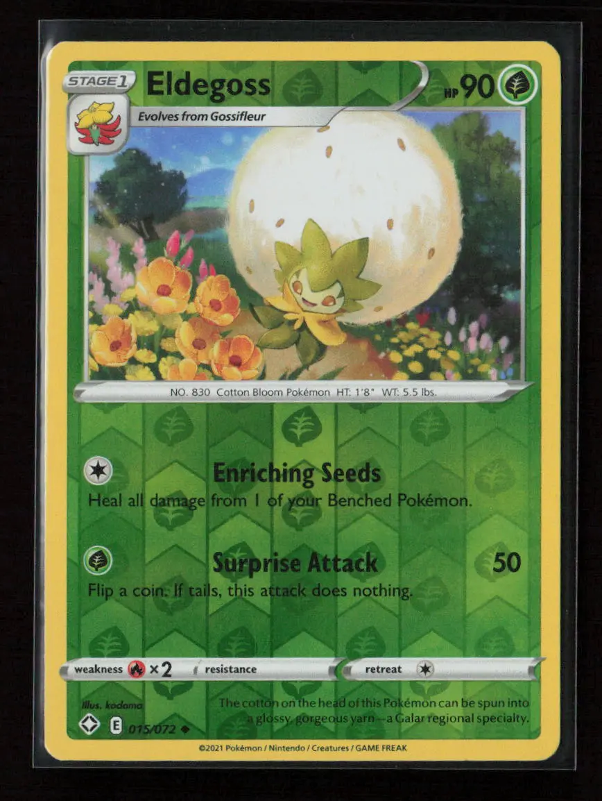 Eldegoss Uncommon Shining Fates 015/072 Nm 1