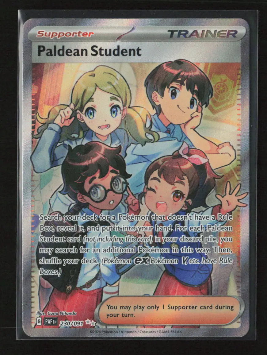 Paldean Student - Ultra Rare Sv: Paldean Fates 230/091 Nm 1