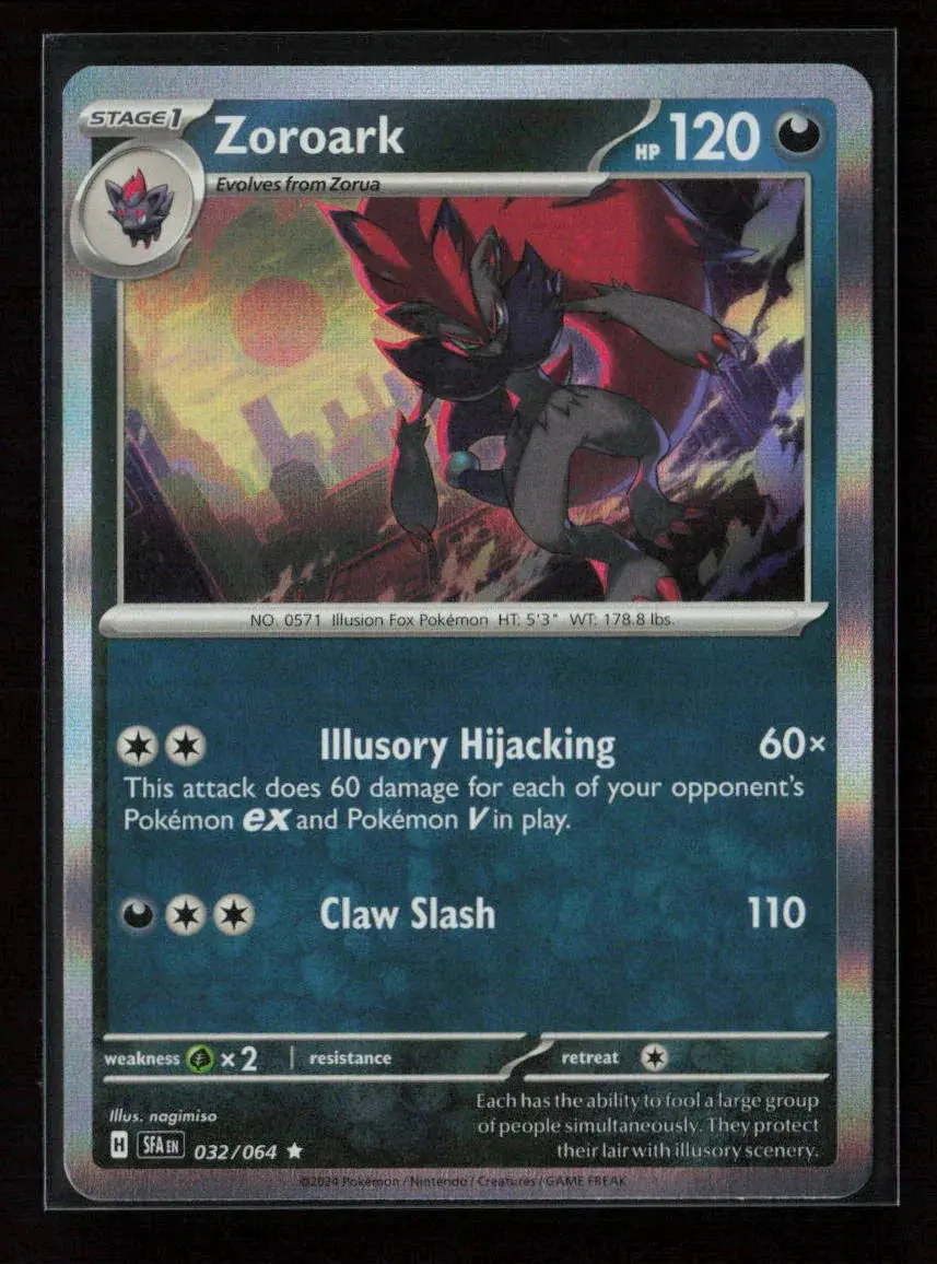 Zoroark Rare Sv: Shrouded Fable 032/064 Nm 1