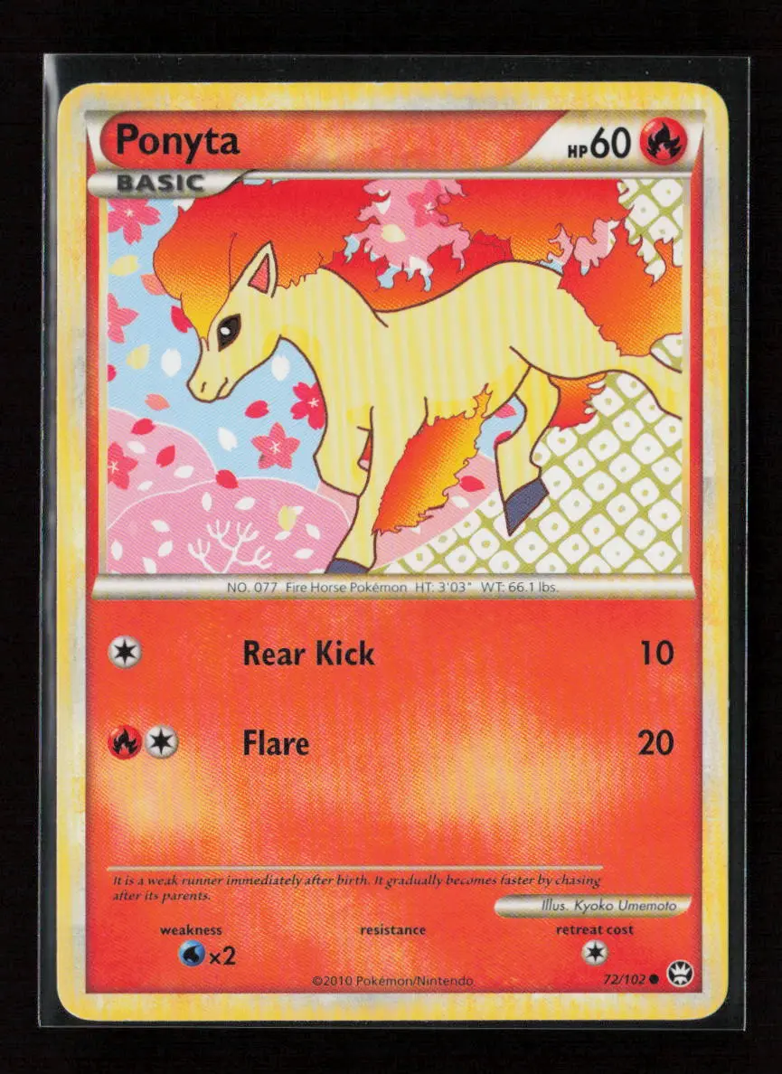 Ponyta Common Triumphant 72/102 Mp 1