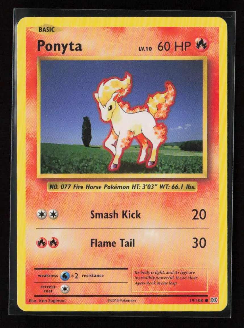 Ponyta Common Xy - Evolutions 19/108 Nm 1