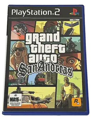 Grand Theft Auto San Andreas Ps2 Pal *Manual No Map* (Preowned) 1