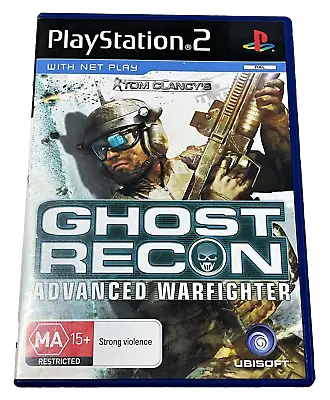 Tom Clancy's Ghost Recon Advanced Warfighter Ps2 Pal *Complete* (Preowned) 1