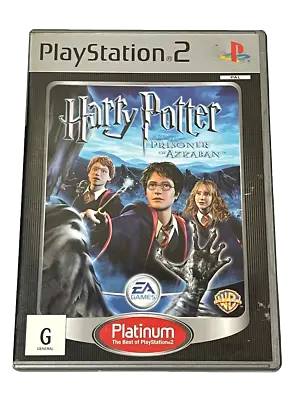 Harry Potter And The Prisoner Of Azkaban Ps2 (Platinum) Pal *No Manual* (Pre-Owned) 1
